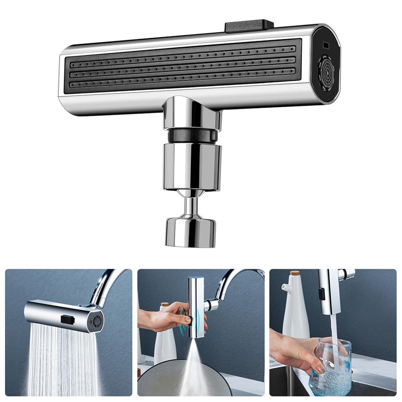 Rectangular Kitchen Faucet Sprayer Head with Dual Mode