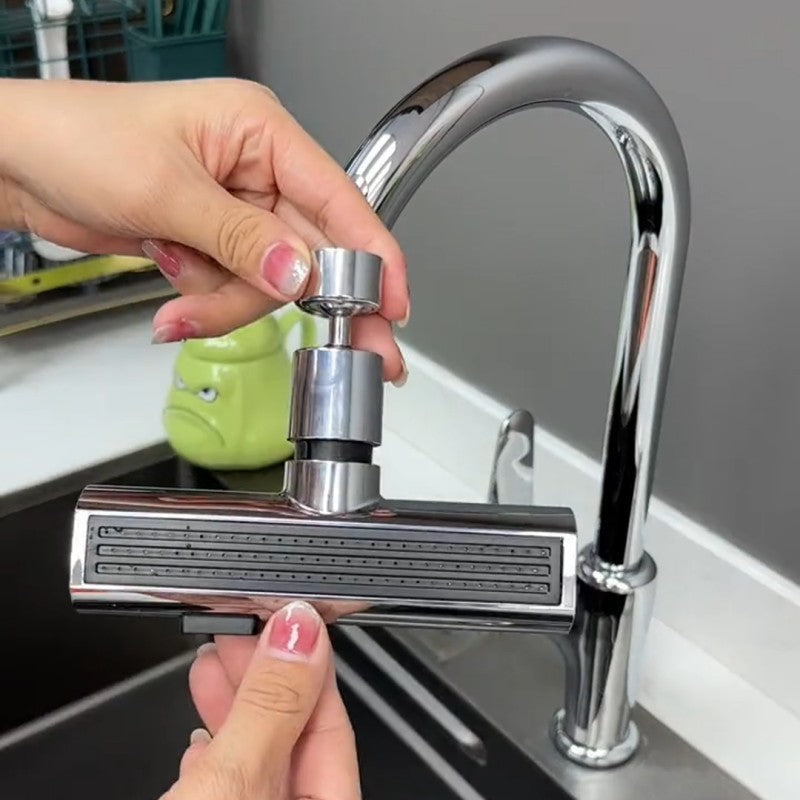 Rectangular Kitchen Faucet Sprayer Head with Dual Mode