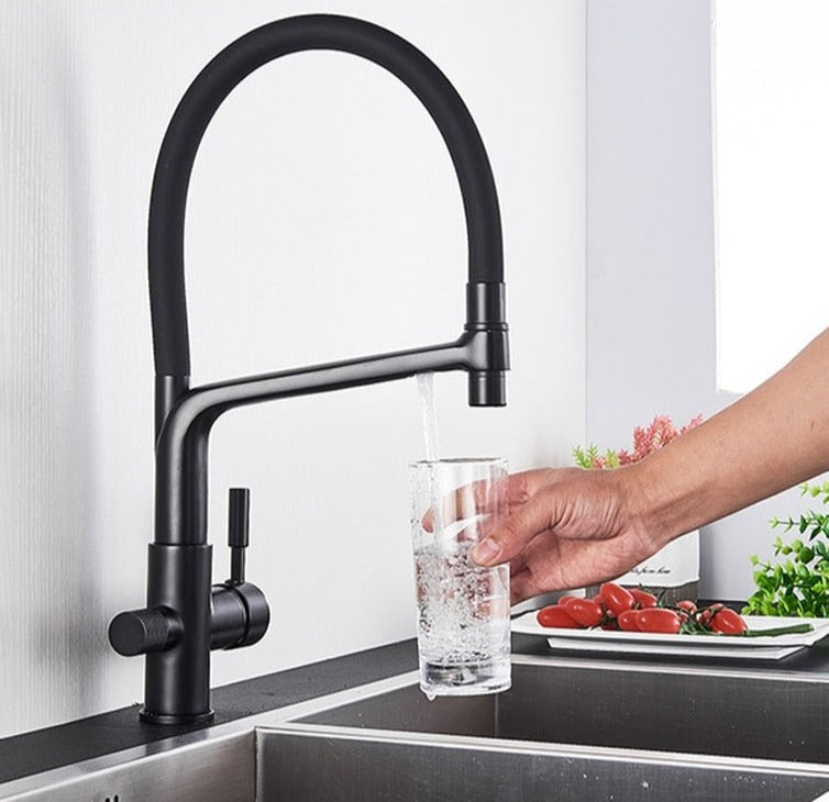 Brass tap with ceramic insert for durability