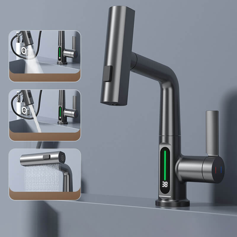 Faucet with ABS plastic shower head