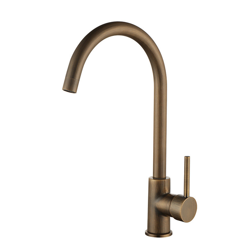 Brass faucet with classic and modern design