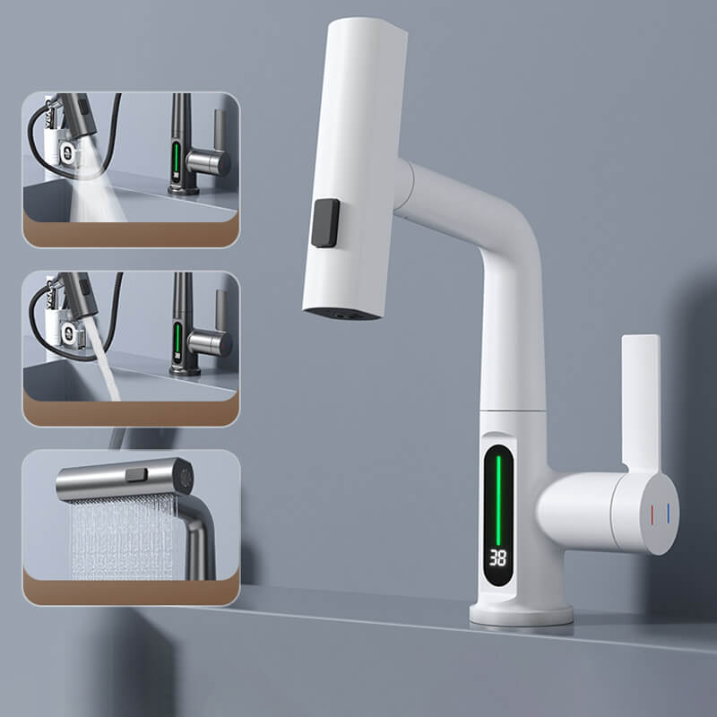 Illustration of the Fountain mode for rinsing the face