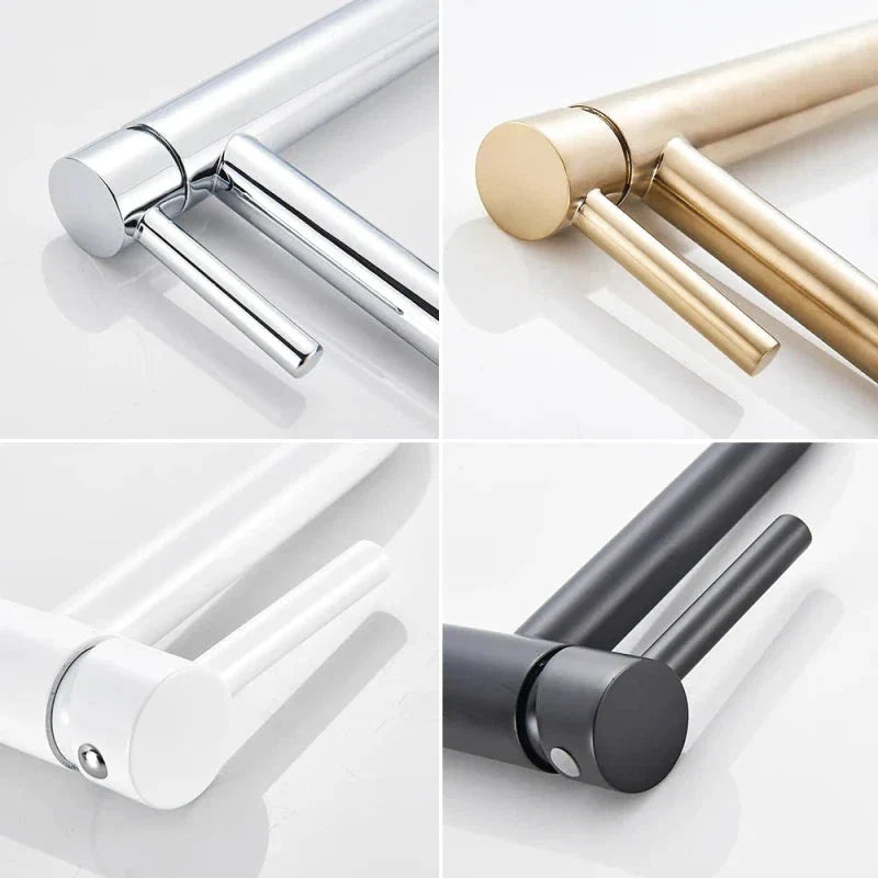 Modern Tall Chrome Single Handle Basin Faucet