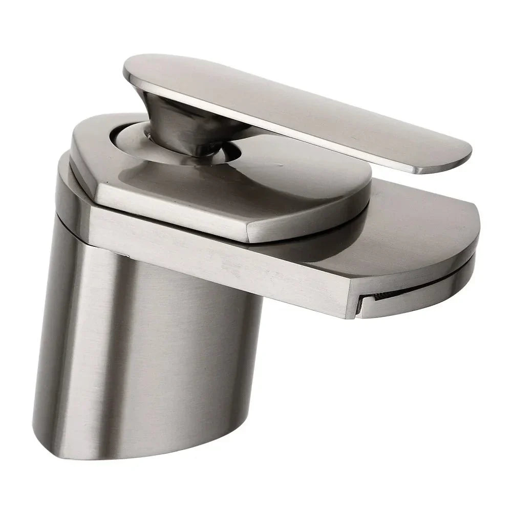 Easy installation of the waterfall faucet on the sink
