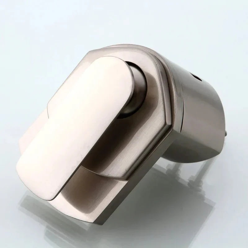 Modern Polished Gold Waterfall Basin Faucet