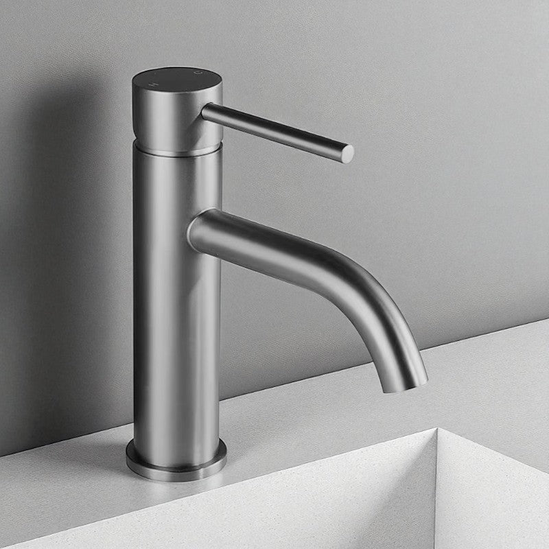 Rose gold mixer handle with modern design