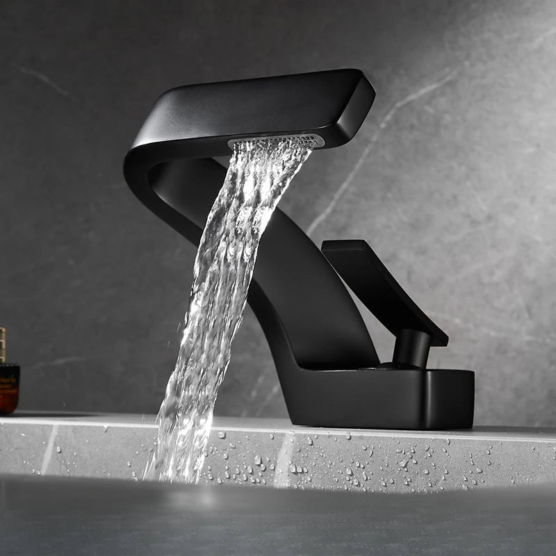 Overview of the faucet with brushed nickel finish