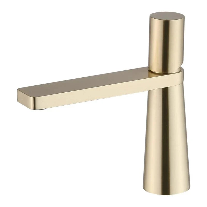 Brass mixer tap, suitable for standard washbasins