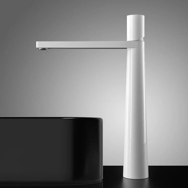 Bathroom faucet, brushed gold finish