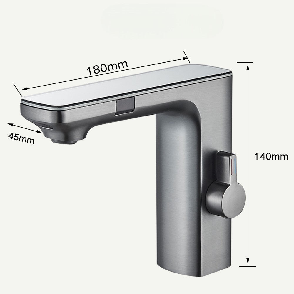 Smart Sensor Faucet with Digital Temp & Hand Dryer