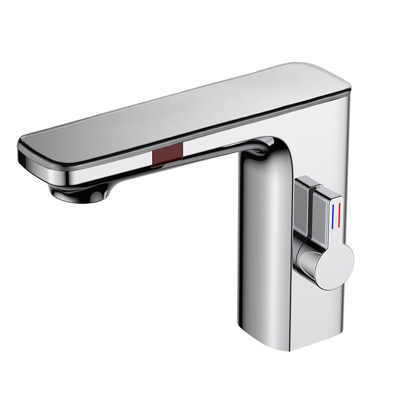 Top view of the tap showing the length of the spout