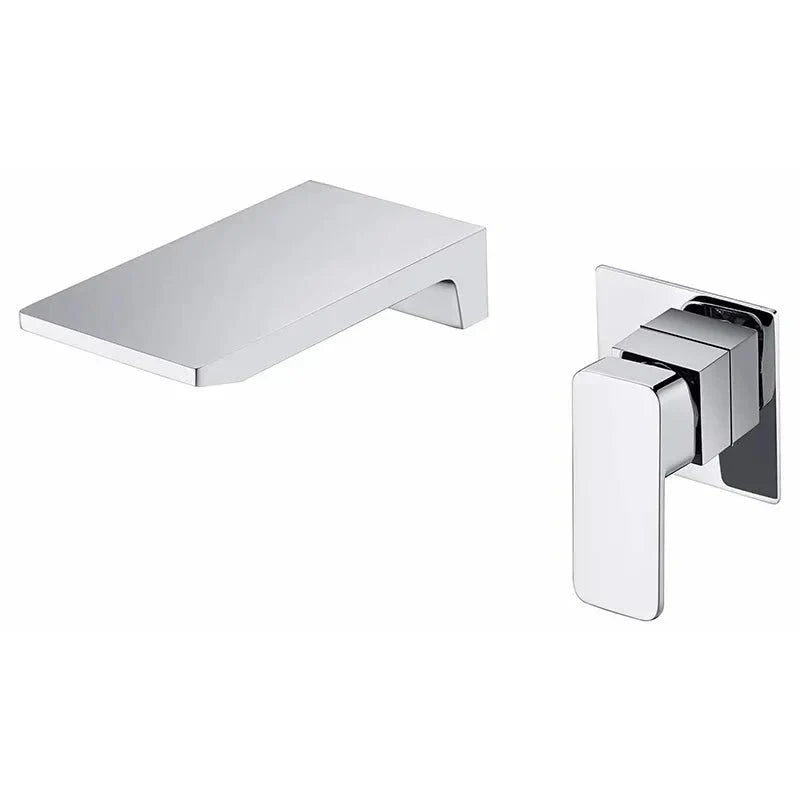 Brass wall-mounted tap with ceramic cartridge