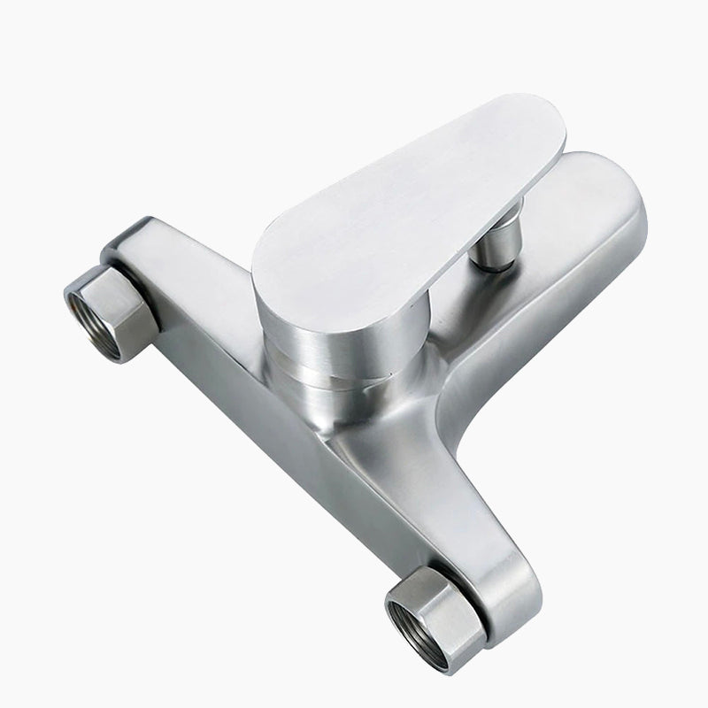 Brushed Stainless Steel Single Lever Bath Faucet
