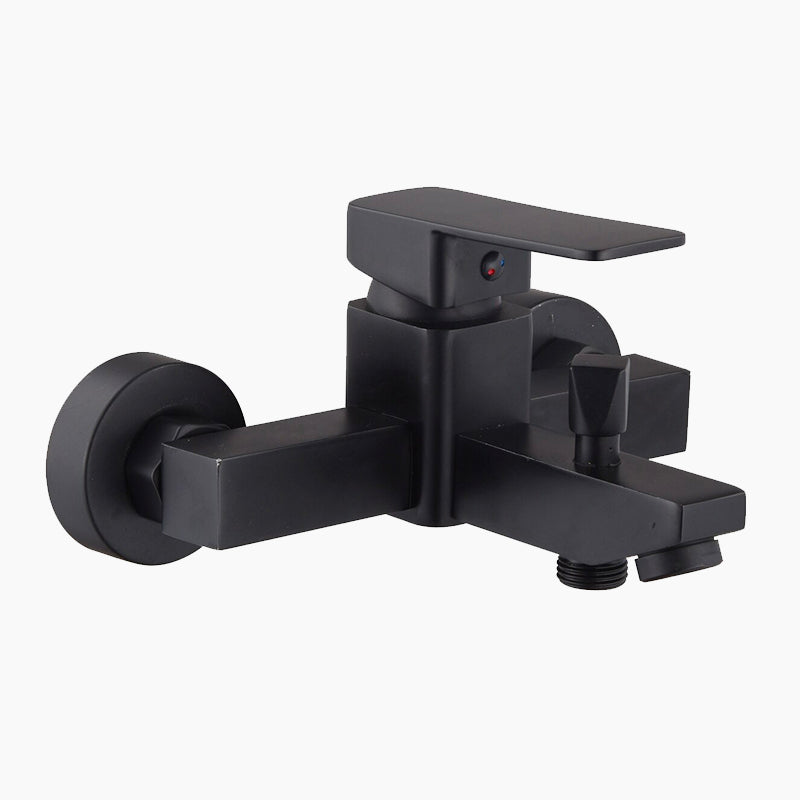 Modern Matte Black Bathtub Mixer Faucet