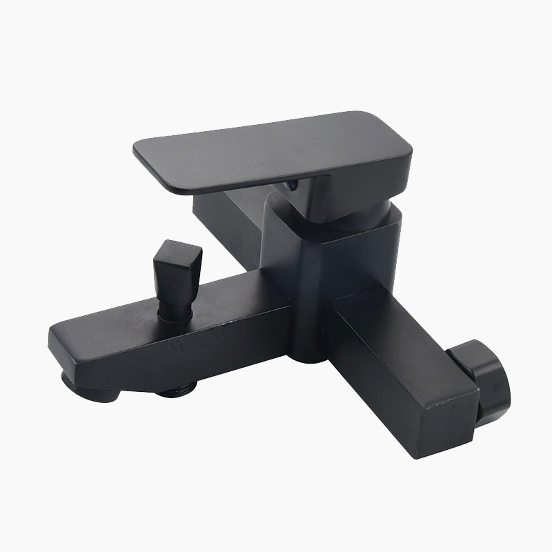 Modern Matte Black Bathtub Mixer Faucet