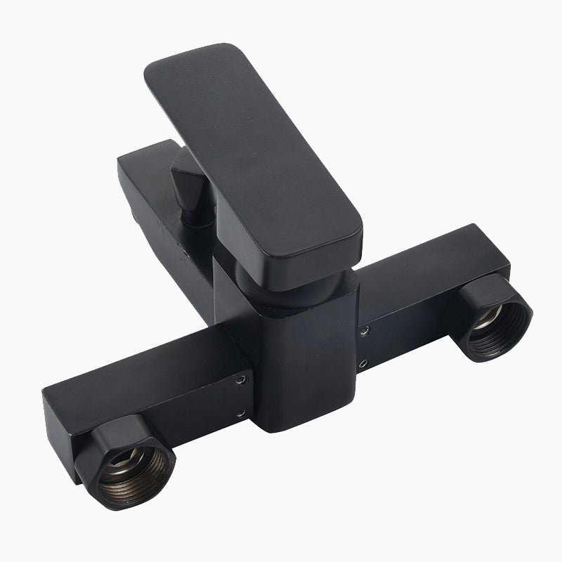 Modern Matte Black Bathtub Mixer Faucet