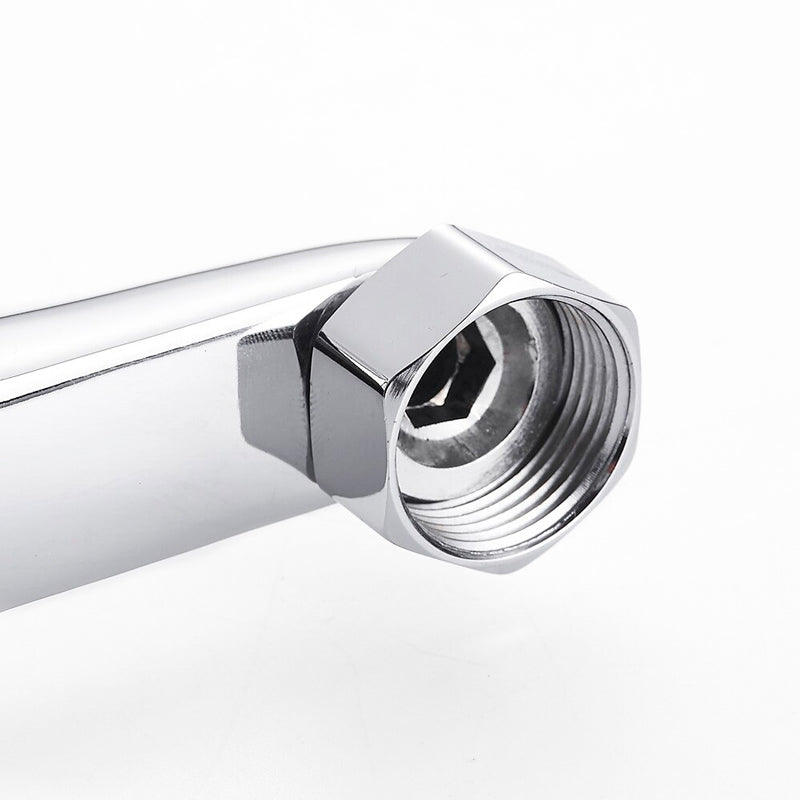 Wall-Mounted Chrome Single-Handle Kitchen Faucet