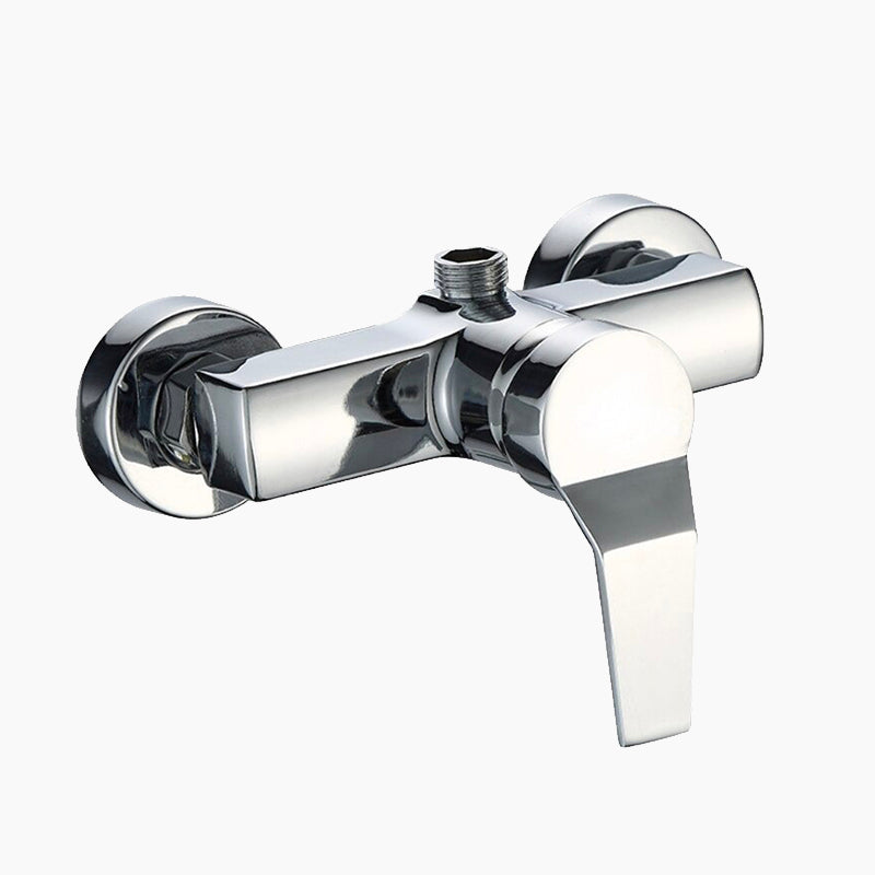 Rectangular Body Chrome Single Lever Shower Mixer