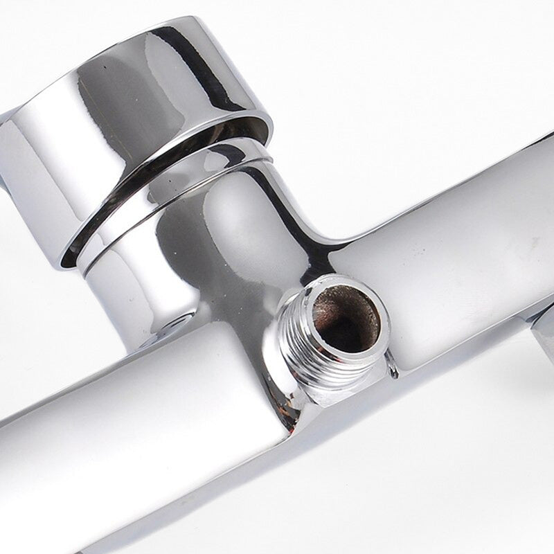 Rectangular Body Chrome Single Lever Shower Mixer