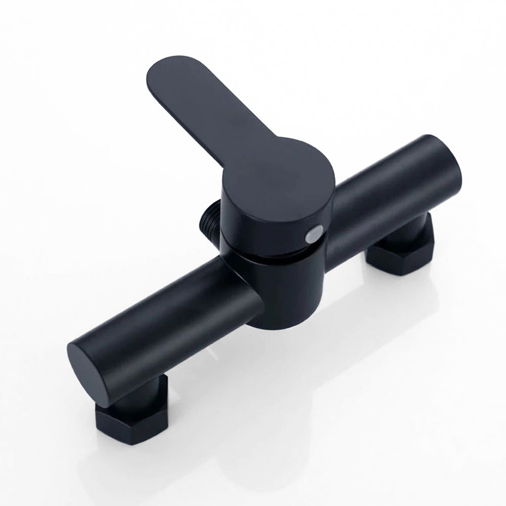 Modern Matte Black Single Lever Shower Faucet