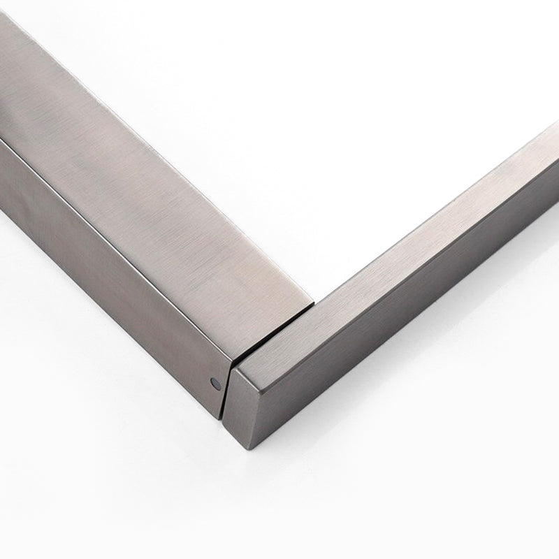 Modern Brushed Stainless Steel Square Kitchen Faucet