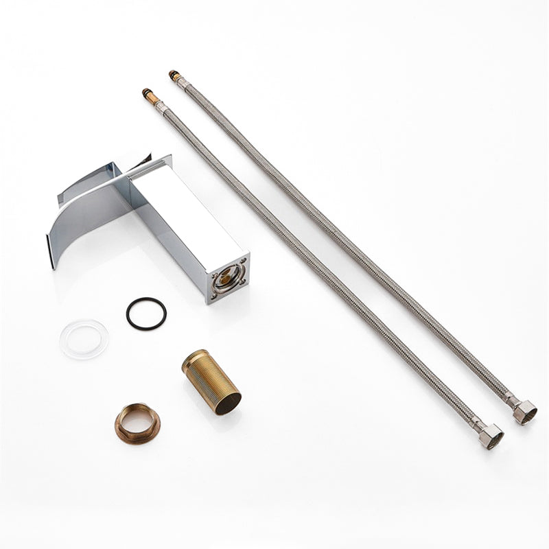 Modern Chrome Waterfall Basin Faucet