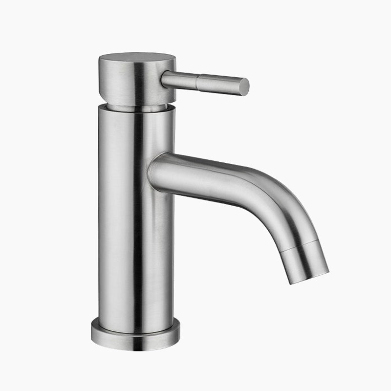 Modern Brushed Stainless Steel Single Lever Faucet