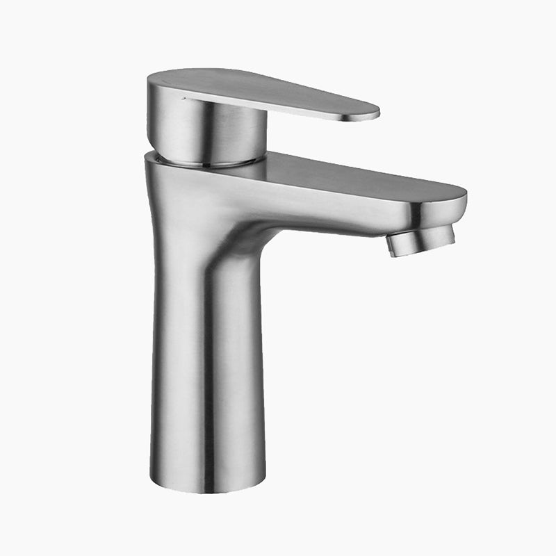 Modern Brushed Single Handle Basin Faucet