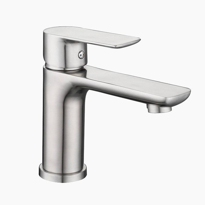 Modern Brushed Nickel Single Handle Faucet