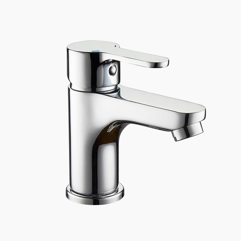 Modern Polished Chrome Single Handle Basin Faucet