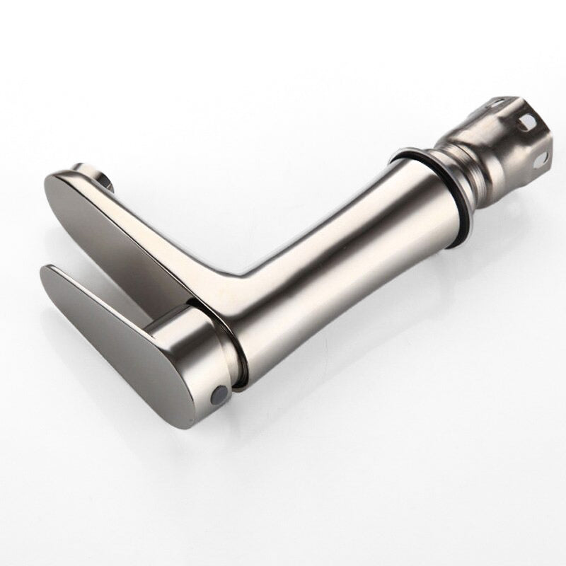 Modern Chrome Single-Handle Basin Faucet