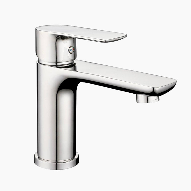 Sleek Chrome Single-Lever Basin Faucet