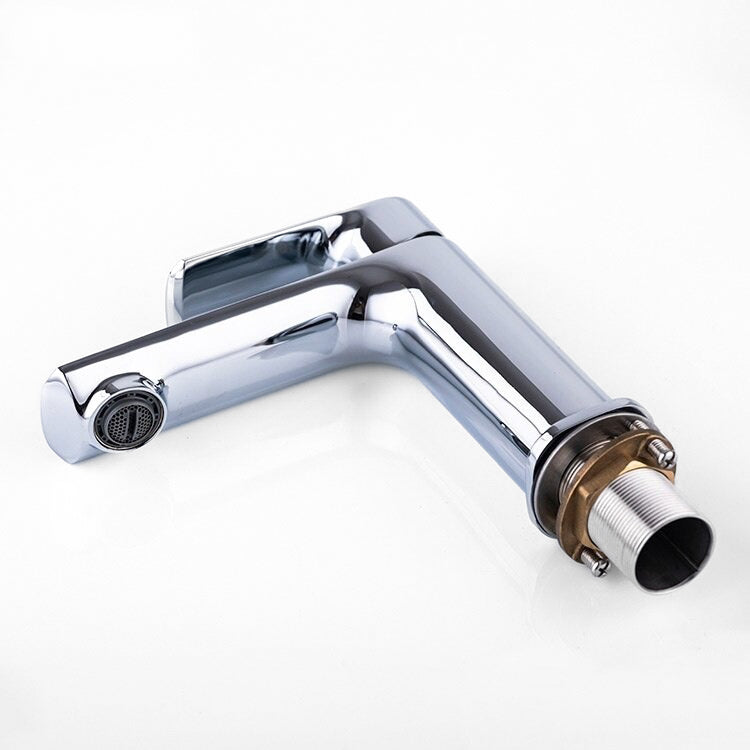 Sleek Chrome Single-Lever Basin Faucet