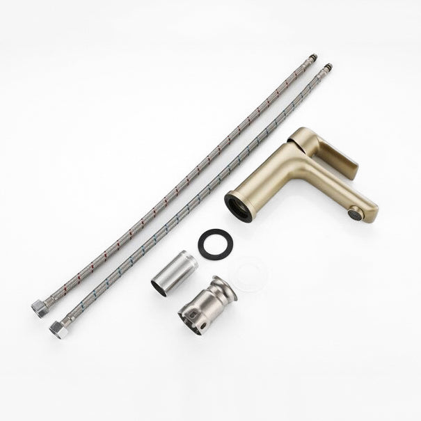 Modern Brushed Gold Single Handle Faucet
