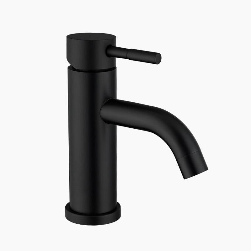 Modern Matte Black Single Lever Basin Faucet