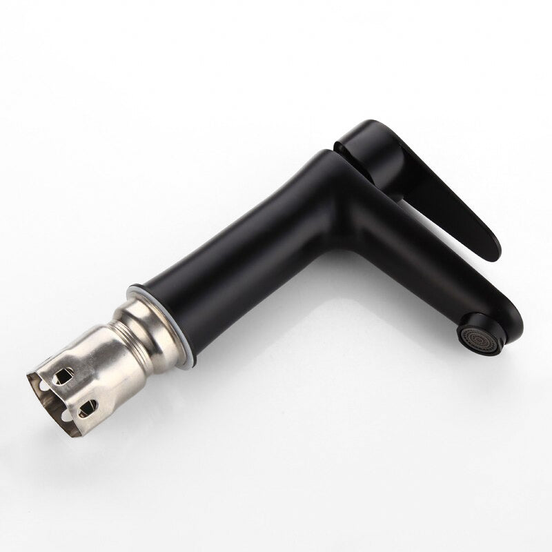 Matte Black Single Lever Basin Mixer