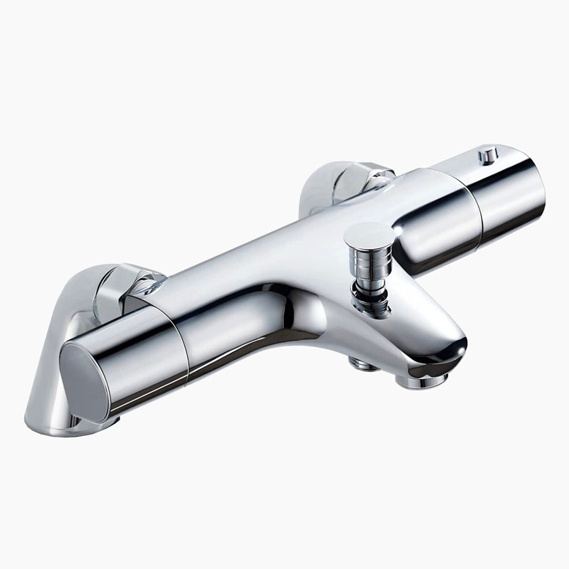 Modern Chrome Thermostatic Bathtub Faucet