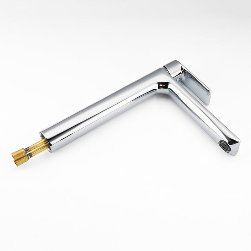 Tall Modern Chrome Single-Lever Basin Faucet