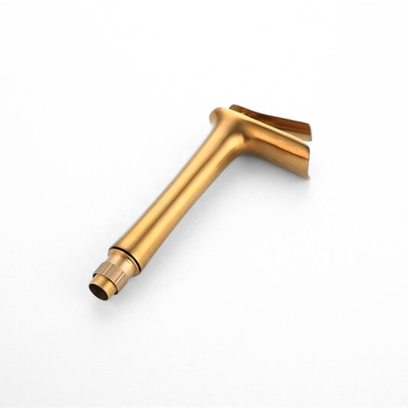 Brushed Gold Tall Waterfall Basin Faucet