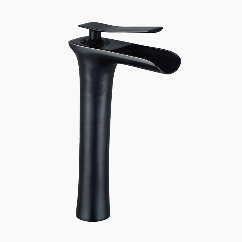 High-Arc Oil Rubbed Bronze Waterfall Faucet