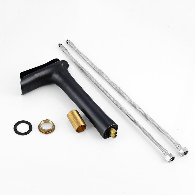 High-Arc Oil Rubbed Bronze Waterfall Faucet