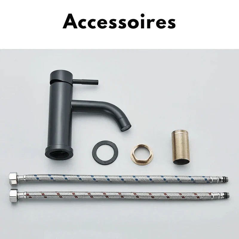 Modern Brushed Gold Single Handle Bathroom Faucet