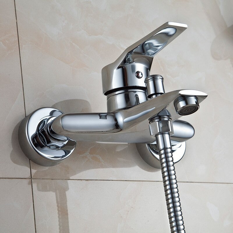 A Wall-Mounted Bathtub Faucet Image