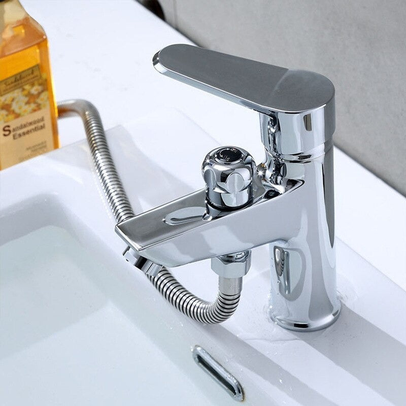 A Chrome Bath Mixer Image