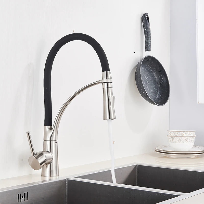A Premium Stainless Steel Kitchen Faucet Image