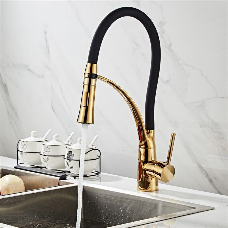 A Premium Gold Kitchen Faucet Image