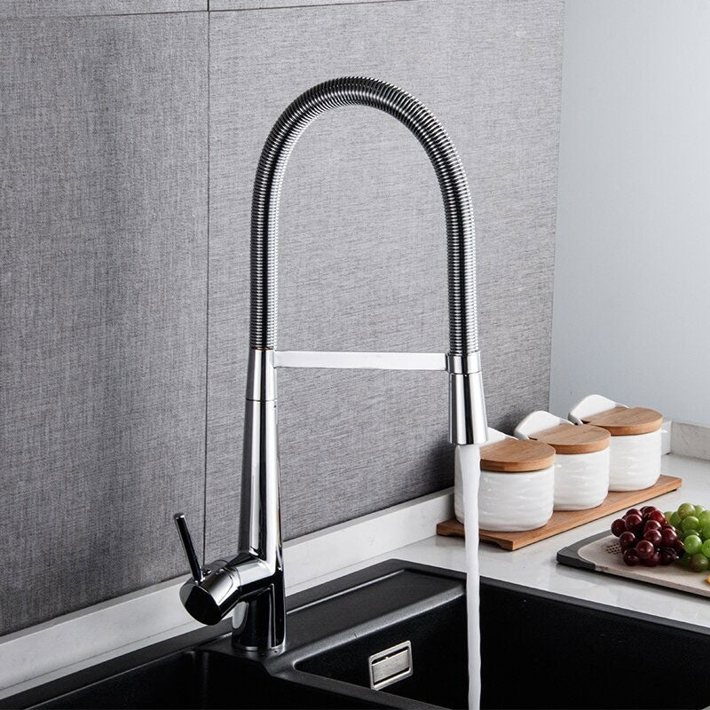 A Premium Chrome Kitchen Faucet Image