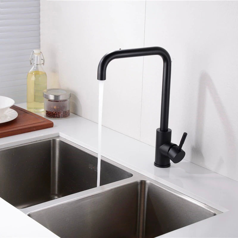 A Gold Gooseneck Faucet Image