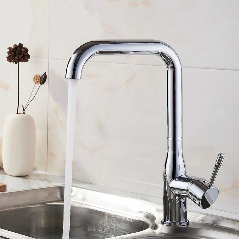 A Chrome Gooseneck Faucet Image