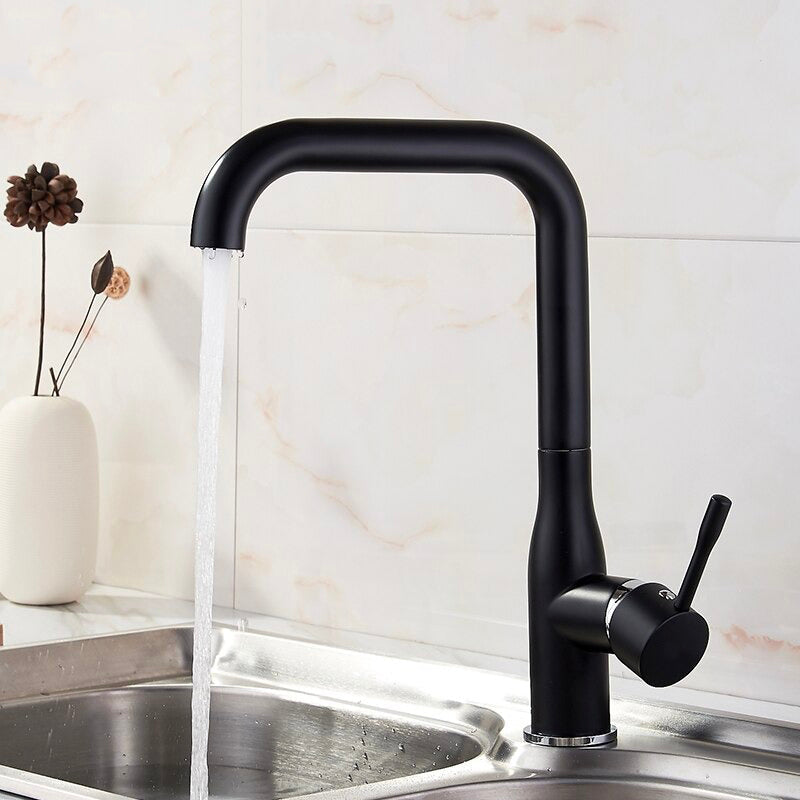 A Black Gooseneck Faucet Image